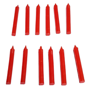 Ljus - röda - 12-pack