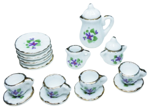 Kaffeservis - Mixed floral