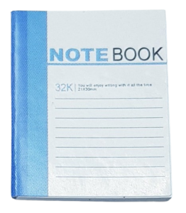 Notebook - blå