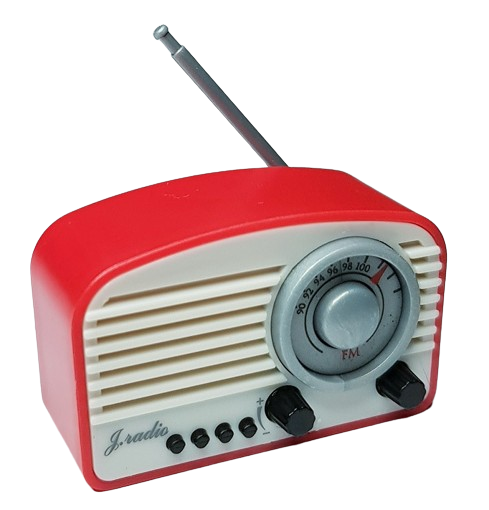 Radio - röd