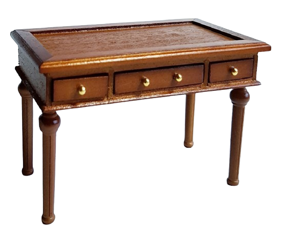 Skrivbord - Ludvig XVI - mahogny