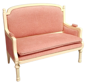 Soffa - Ludvig XVI - rosa