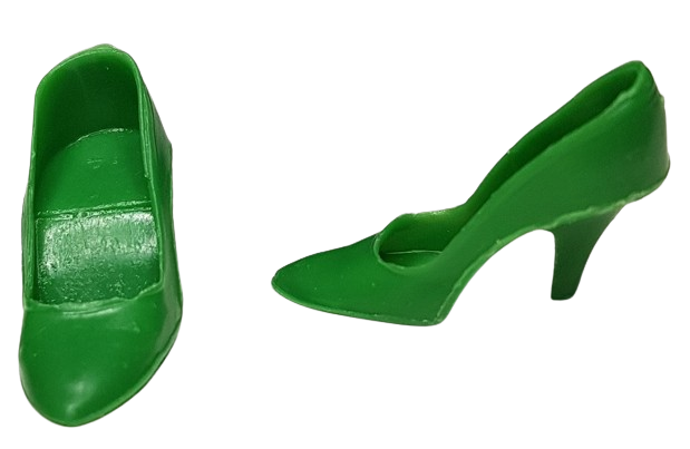 Closed Toe Heels Spike - gröna