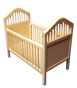 Spjälsäng - obehandlad