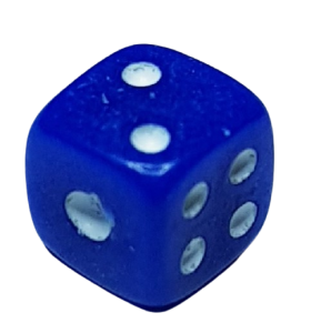 Tärning - blå