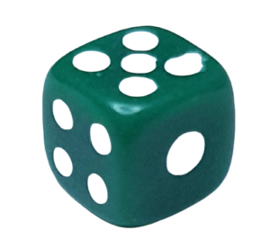 Tärning - grön
