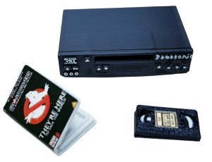 VHS-spelare med band