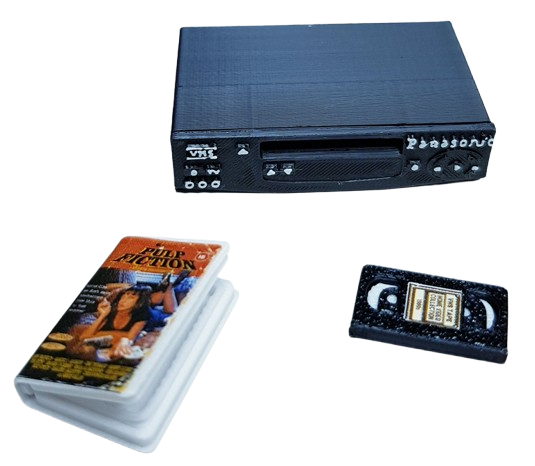 VHS-spelare med band