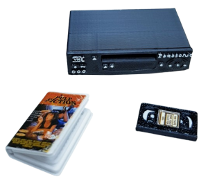 VHS-spelare med band