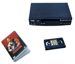 VHS-spelare med band