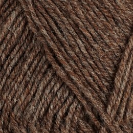 Brunmelerad 111 - 3tr strikkegarn 50g