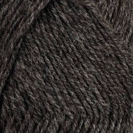Koksgrå melerad 114 - 3tr strikkegarn 50g