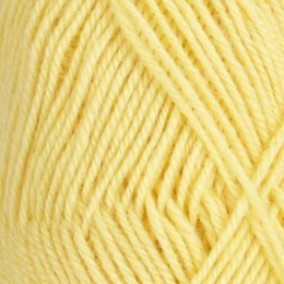 Ljusgul 120 - 3-tr strikkegarn 50g