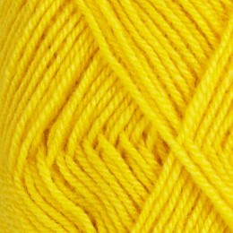 Gul 125 - 3-tr strikkegarn 50g
