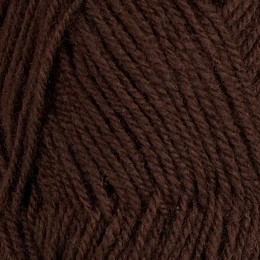 Brun 133 - 3-tr strikkegarn 50g