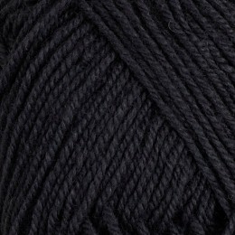 Mörk blågrå 1387 - 3tr strikkegarn 50g