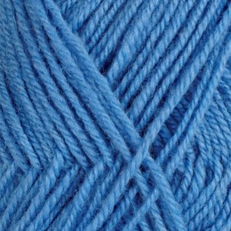 Jeansblå 151 - 3-tr strikkegarn 50g
