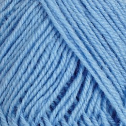 Himmelblå 155 - 3tr strikkegarn 50g