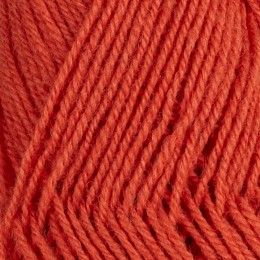 Korallröd 157 - 3tr Strikkegarn 50g