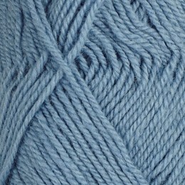 Ljus bondeblå 168 - 3tr Strikkegarn 50g