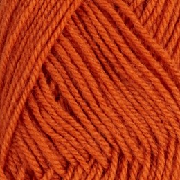 Mörk orange 177 - 3tr strikkegarn 50g