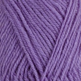 Mellanlila 196 - 3-tr strikkegarn 50g