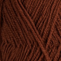 Rödbrun 199 - 3tr strikkegarn 50g