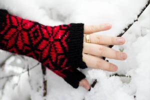 Vinterstjärna pulsvärmare mönster