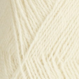 Natural white 401 - Finullgarn 50g
