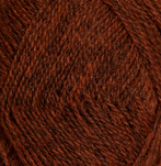 Dark orange melange 4121- Finullgarn 50g