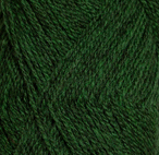 Mörk grön mörkmelerad 4122 - finullgarn 50g
