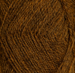 Ockragul mörkmelerad 4125 - finullgarn 50g