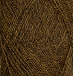 Mossgrön mörkmelerad 4129 - finullgarn 50g