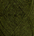 Green dark melange 4130 - finullgarn 50g