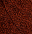 Roströd mörkmelerad 4132 - finullgarn 50g