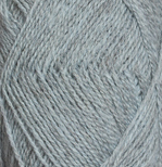 Light blue melange 4139 - finullgarn 50g