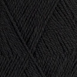 Svart 15 - Lamullgarn 50g
