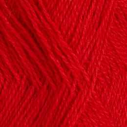 Röd 43 - Lamullgarn 50g