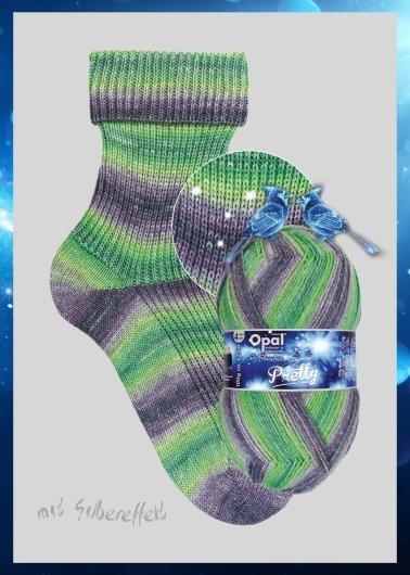 Förtjusande 11285 - Opal sockgarn glitter 100g