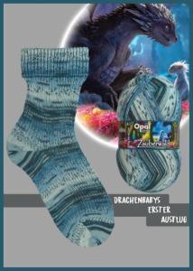Drakens första flygtur 11446 - Opal sockgarn 100g