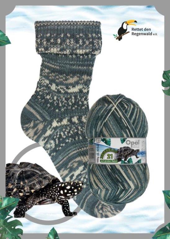 Kapitänin Schildi 11604 - Opal sockyarn 100g