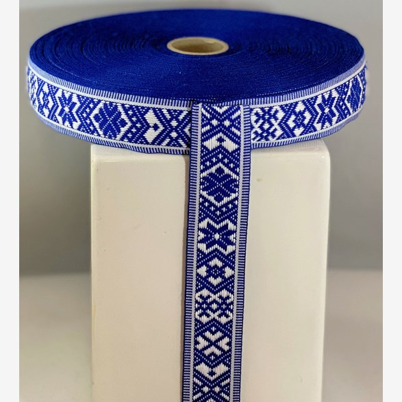 Allmoge vitblå - 25mm