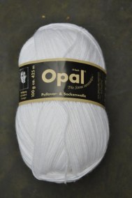 Vitt - opal sockgarn 100g