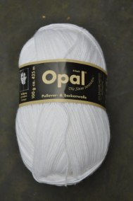 Naturvitt - opal sockgarn 100g