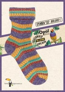 Den snygga Emily 2143 - Opal sockgarn 100g