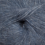 Jeansblå 6555 - Alpakka lin 50g