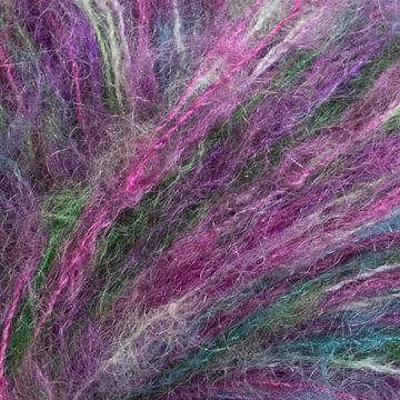 Peacock mantis - Fin mohair silke 25g