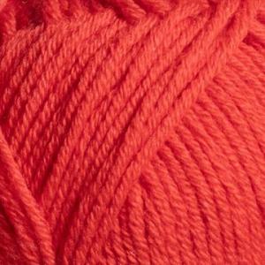 Fiery red - Merino bomull 50g