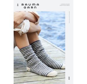 394 Vandre sokker - Rauma mönsterhäfte