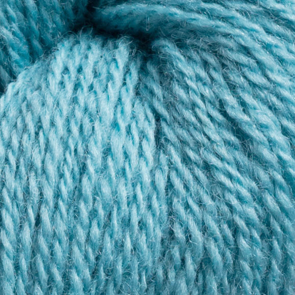 Aqua blue - 2tr svensk ull 100g
